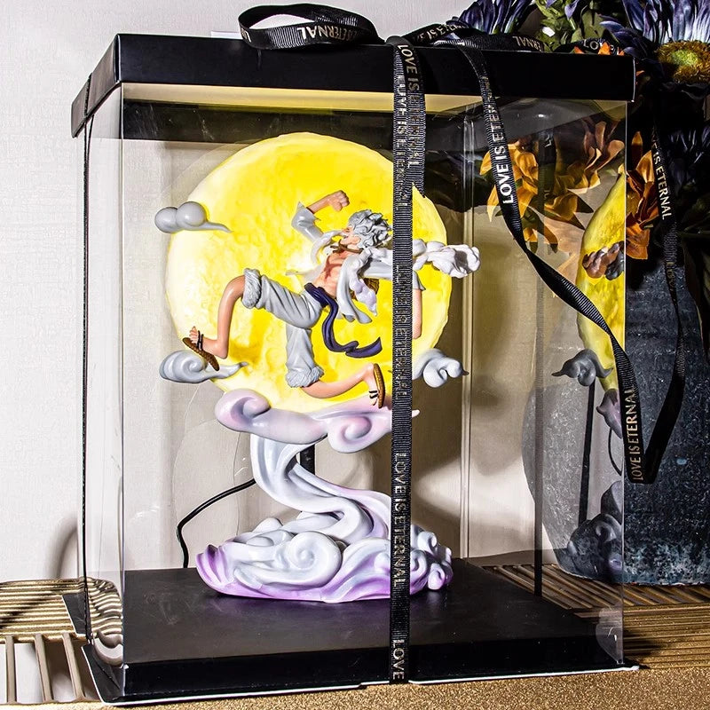 One Piece birthday gift Nika Luffy five level figurine accessories