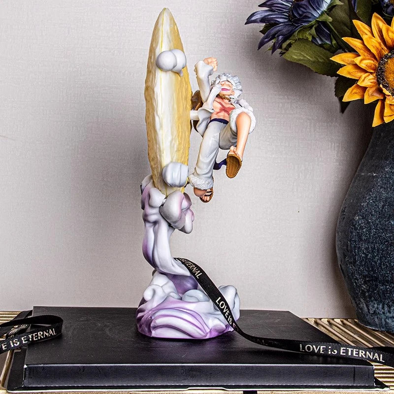 One Piece birthday gift Nika Luffy five level figurine accessories