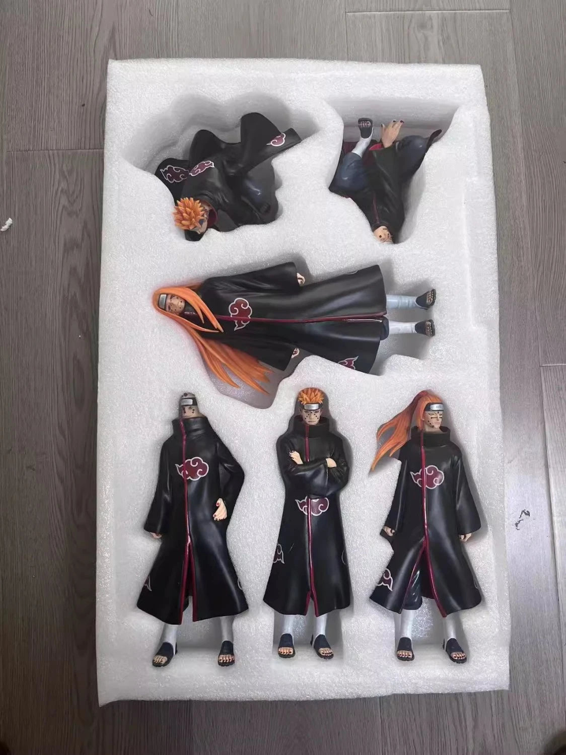 Japanese version of Naruto Fantasy Six Paths Pain Xiao organized ninja scene figurine desktop statue muse