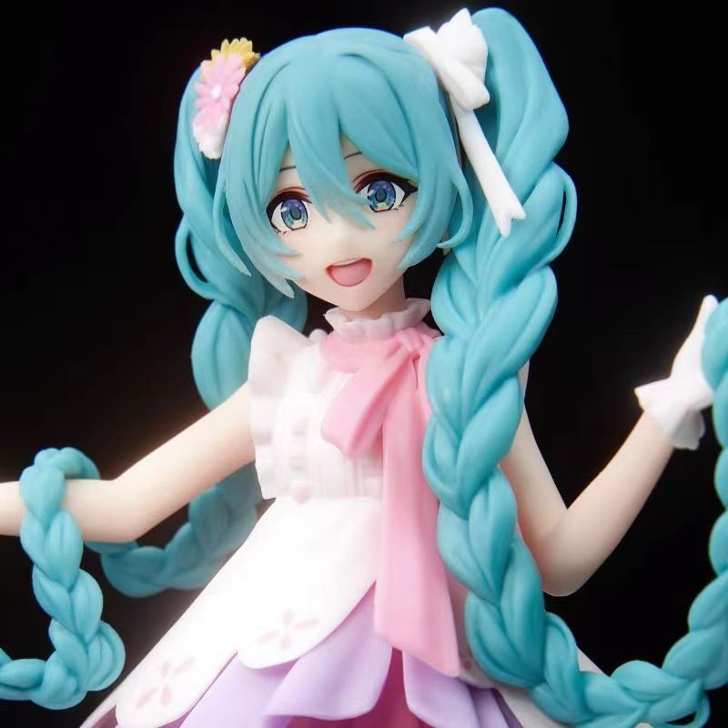 Miku Hatsune Miku Hand Made Sakura Chuyin Long Hair Braid Fairyland anime Model High Quality Decoration