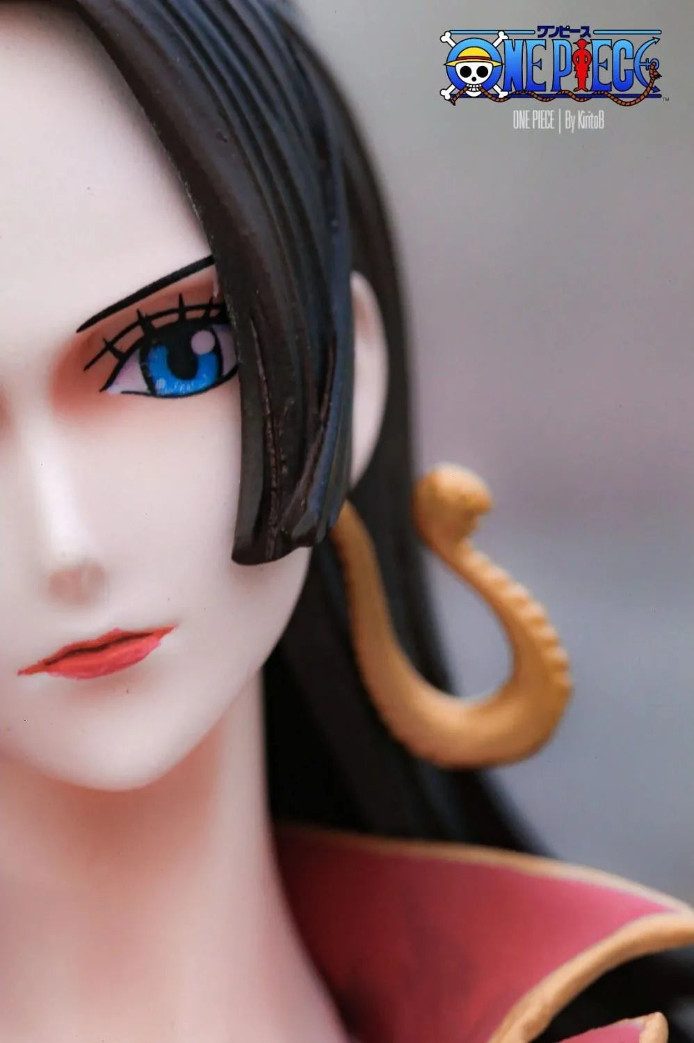 One Piece Boa Hancock Seven Warlords Empress 1/7 Scale Sitting Throne Figure - Handmade Hand-Painted PVC Statue with Detachable Base - Collectible Anime Decoration