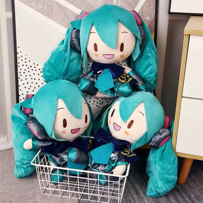Hatsune Miku Ornament Throw Pillow Classic Deep sea Plush Fufu Doll Figure Gift