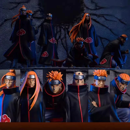 Japanese version of Naruto Fantasy Six Paths Pain Xiao organized ninja scene figurine desktop statue muse