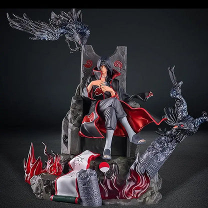 Naruto GK Throne Itachi Handmade Uchiha Itachi Statue Counter Ornament Birthday Gift muse【Collection style】