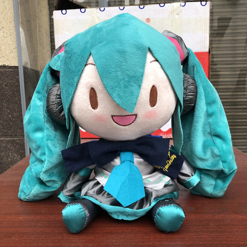 Hatsune Miku Ornament Throw Pillow Classic Deep sea Plush Fufu Doll Figure Gift