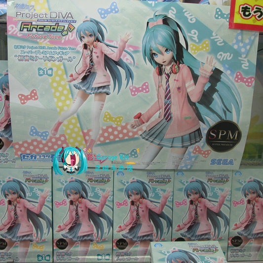 Genuine Spot Scenery SEGA Hatsune Miku Handmade Bowknot Chuyin Horsetail Ribbon Girl