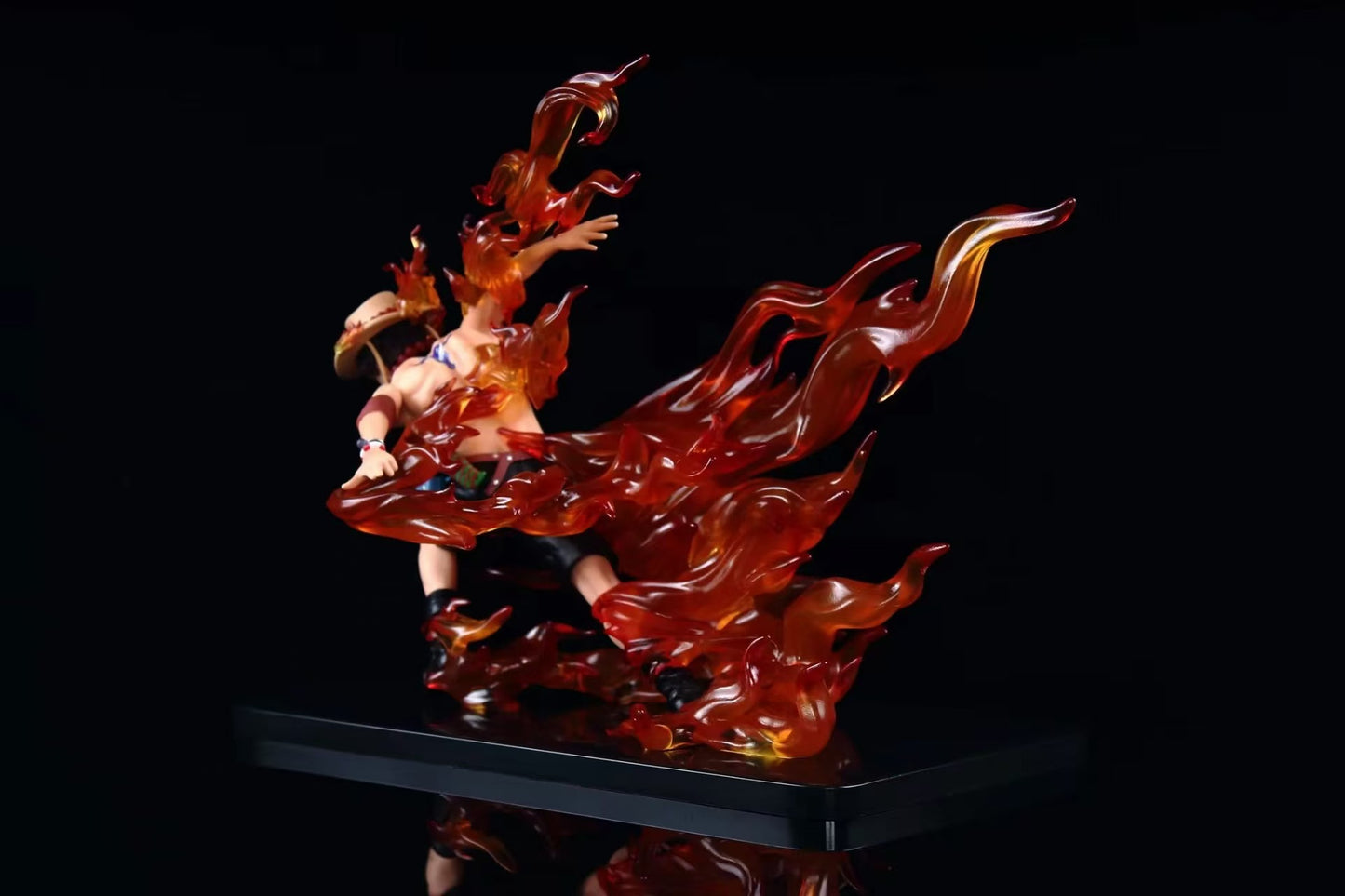 Anime One Piece Portgas D Ace Fire Drift Action PVC Figure Statue Toy Gift