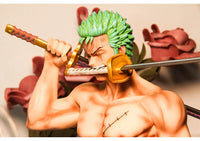 One Piece Handheld Solon Double Headed Carving Three Blade Flow Statue Large Model Ornament