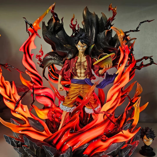H Overlord Color Luffy [Japanese Version] Exclusive Limited Edition One Piece Anime Peripheral Handmade Model Ornament Muse