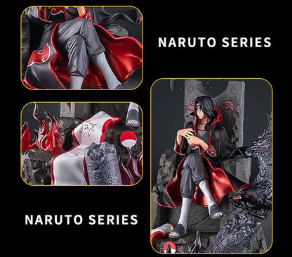 Naruto GK Throne Itachi Handmade Uchiha Itachi Statue Counter Ornament Birthday Gift muse【Collection style】