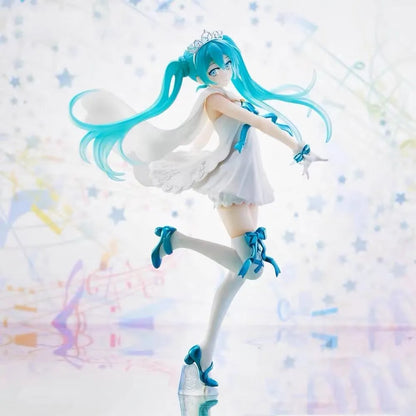 Hatsune Miku 15th Anniversary Anniversary First and Second Generation Angel Wings Beautiful Girl Hand made Animation Model Gift