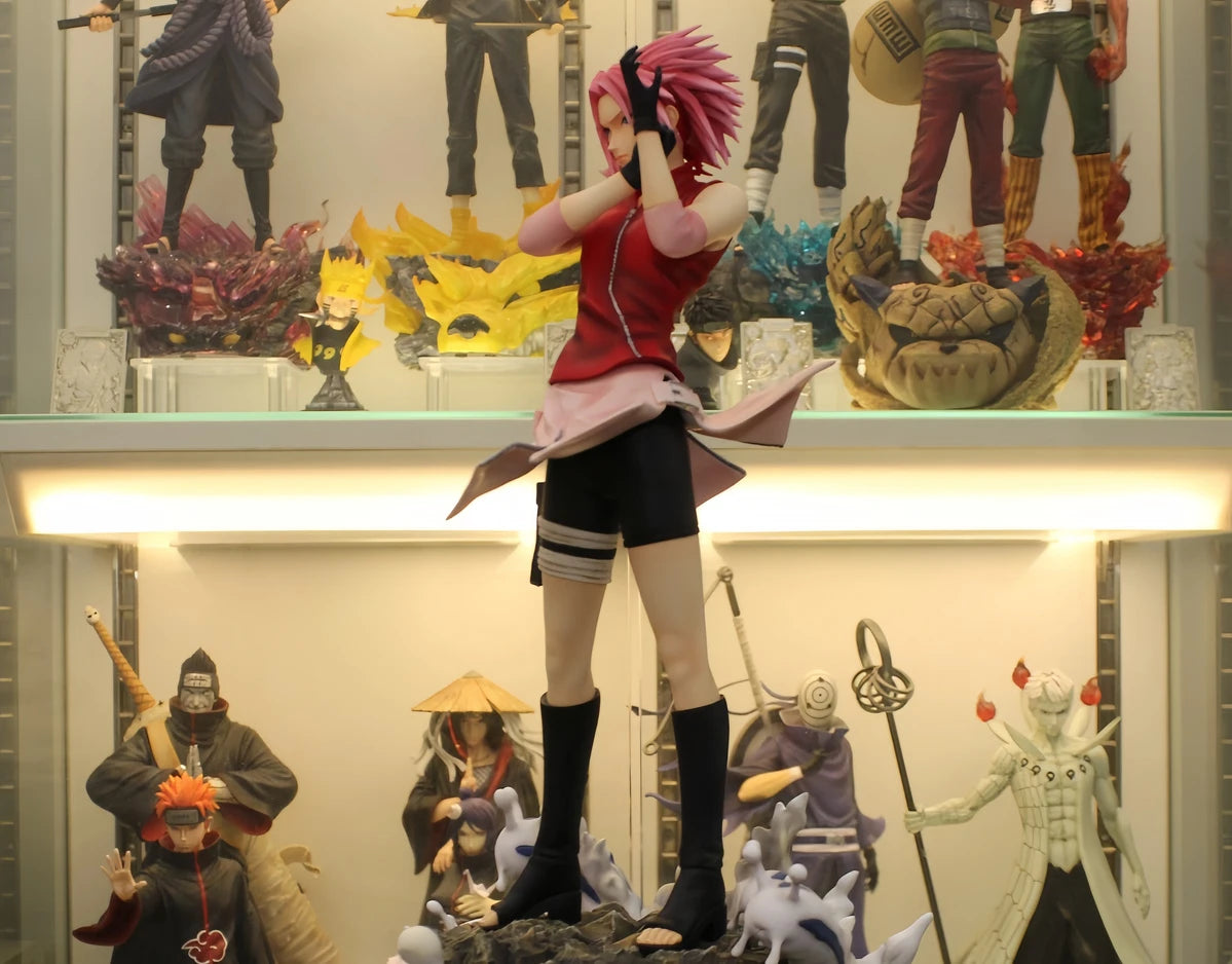 Giant Wave Sakura [Japanese version] Exclusive limited edition Naruto anime peripheral figurine table set Muse