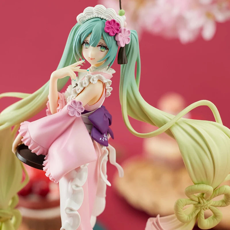 Japanese Spot FuRyu VOCALOID Hatsune Miku MIKU Limited Matcha Bafei Special Scenery Handicraft【Collection style】