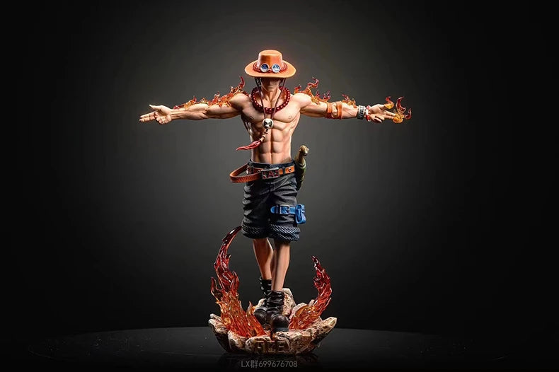 One Piece Fire Fist Ace  Handheld Model Statue