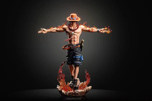One Piece Fire Fist Ace  Handheld Model Statue