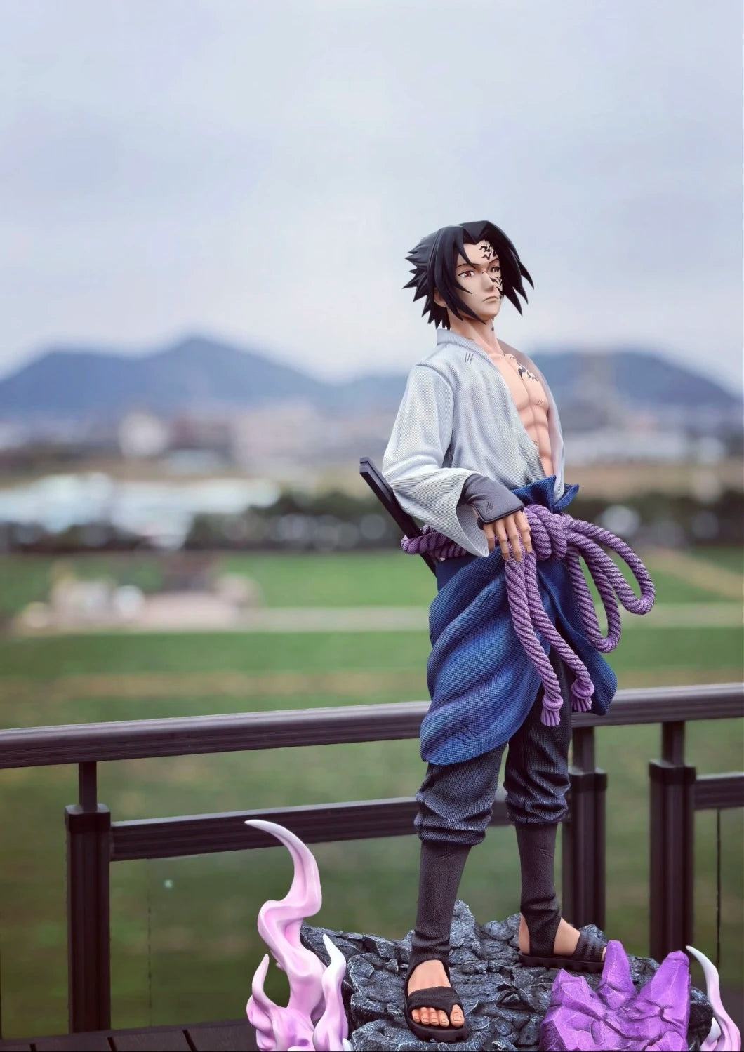 Naruto Handheld Platform Company Naruto Sasuke Anime Model Statue Ornament