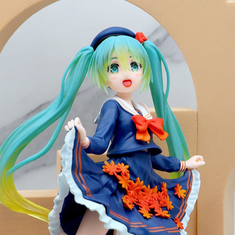 High quality version of Chuyin handmade PVC sakura Chuyin figurine future anime beautiful girl gk peripheral chassis accessories