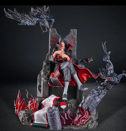 Naruto GK Throne Itachi Handmade Uchiha Itachi Statue Counter Ornament Birthday Gift muse【Collection style】
