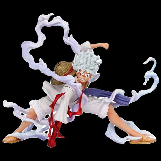 Japanese version One Piece, Sun God, Nica, 5th level, Luffy, Squatting, 2nd level, Fruit Awakening, Anime, Handmade, Muse