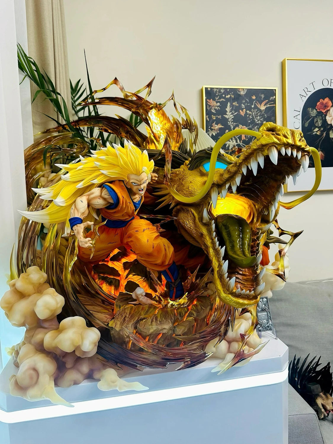 Dragon Fist SSJ3 EX [Limited Edition] 45cm Light-up GK Statue