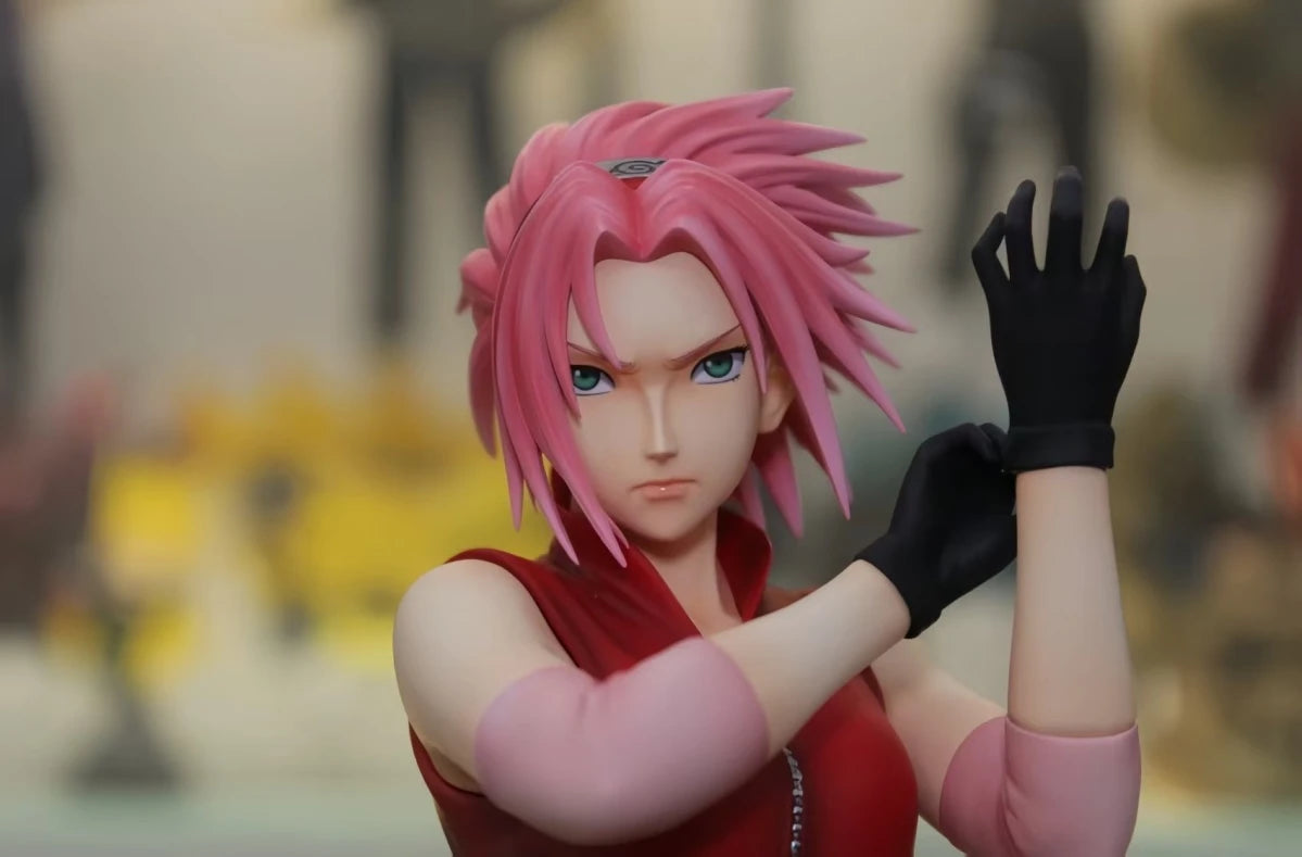 Giant Wave Sakura [Japanese version] Exclusive limited edition Naruto anime peripheral figurine table set Muse