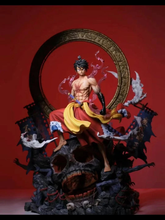 Unmoving Mingwang Luffy [Japanese version] Imported quality One Piece peripheral figurines, tables, models, and ornaments Asai