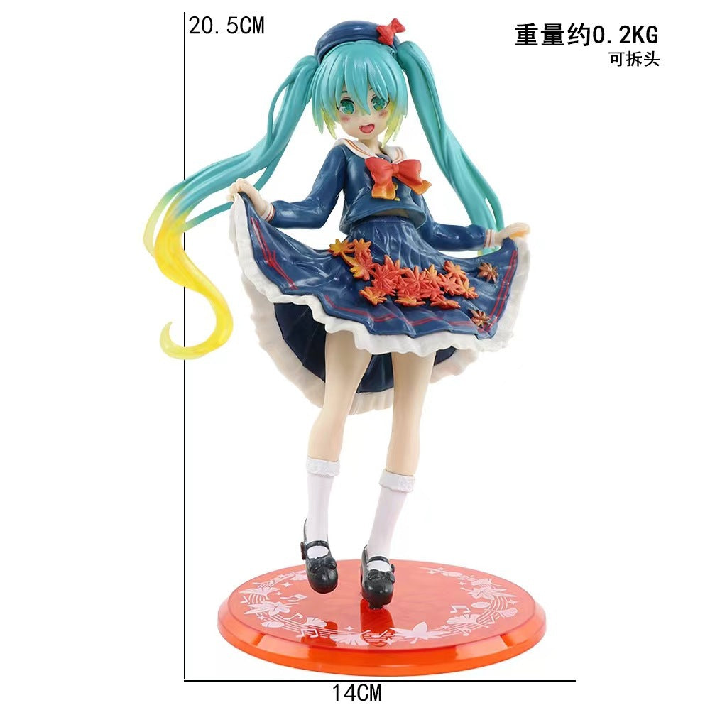 High quality version of Chuyin handmade PVC sakura Chuyin figurine future anime beautiful girl gk peripheral chassis accessories