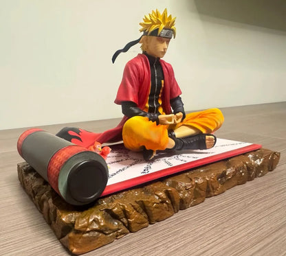Meditation Naruto Naruto anime peripheral figurine table building trendy toy model