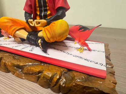 Meditation Naruto Naruto anime peripheral figurine table building trendy toy model