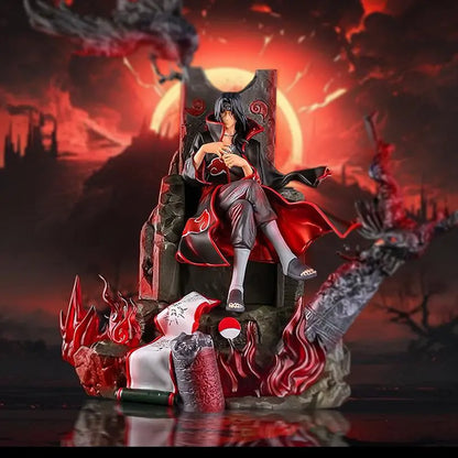 Naruto GK Throne Itachi Handmade Uchiha Itachi Statue Counter Ornament Birthday Gift muse【Collection style】