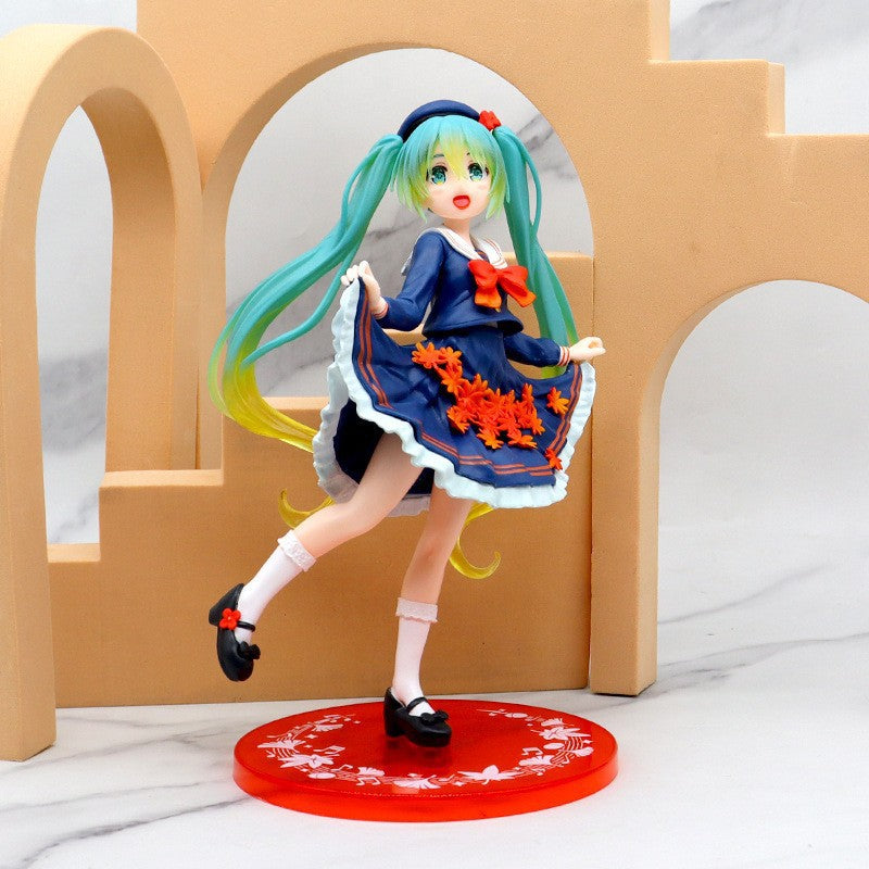High quality version of Chuyin handmade PVC sakura Chuyin figurine future anime beautiful girl gk peripheral chassis accessories