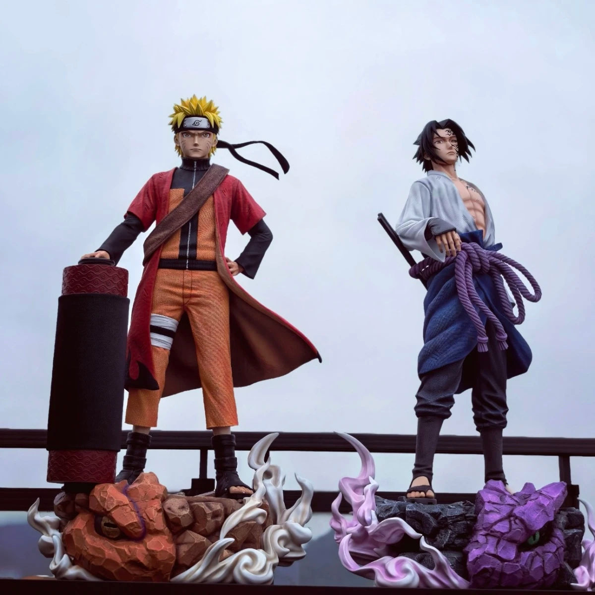 Naruto Handheld Platform Company Naruto Sasuke Anime Model Statue Ornament