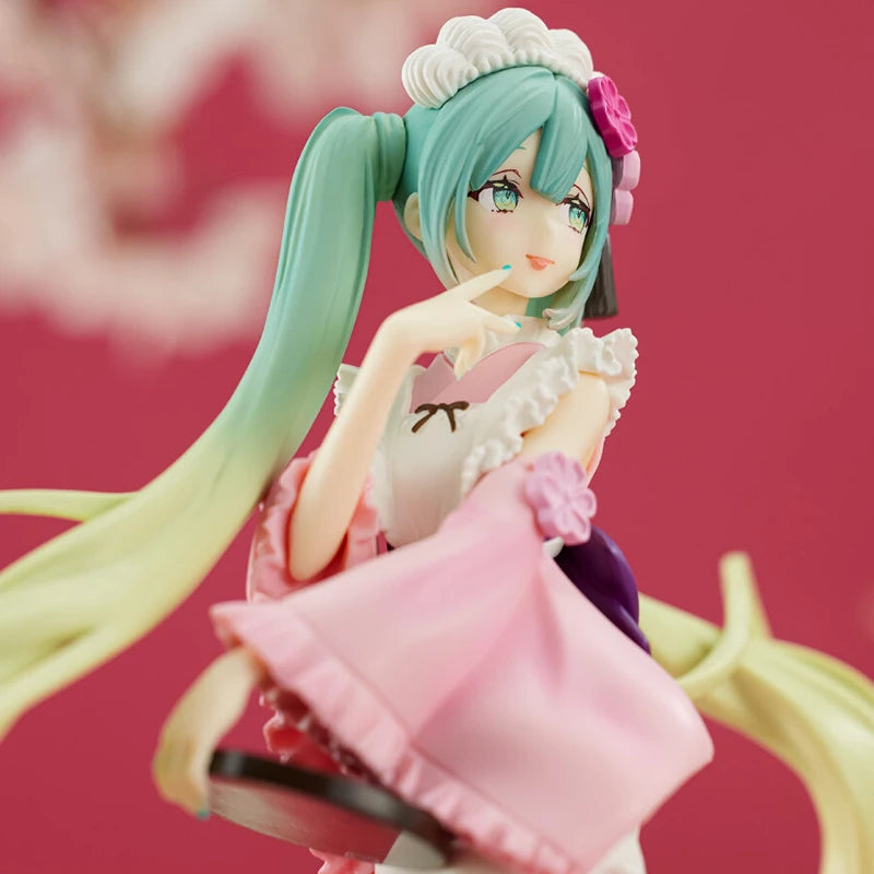 Japanese Spot FuRyu VOCALOID Hatsune Miku MIKU Limited Matcha Bafei Special Scenery Handicraft【Collection style】