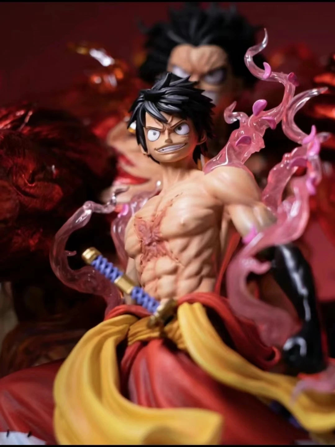 Unmoving Mingwang Luffy [Japanese version] Imported quality One Piece peripheral figurines, tables, models, and ornaments Asai