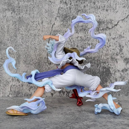 Japanese version One Piece, Sun God, Nica, 5th level, Luffy, Squatting, 2nd level, Fruit Awakening, Anime, Handmade, Muse