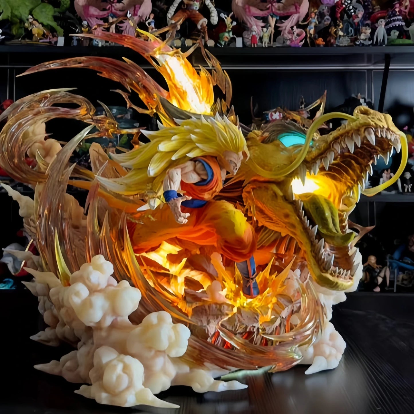 Dragon Fist SSJ3 EX [Limited Edition] 45cm Light-up GK Statue