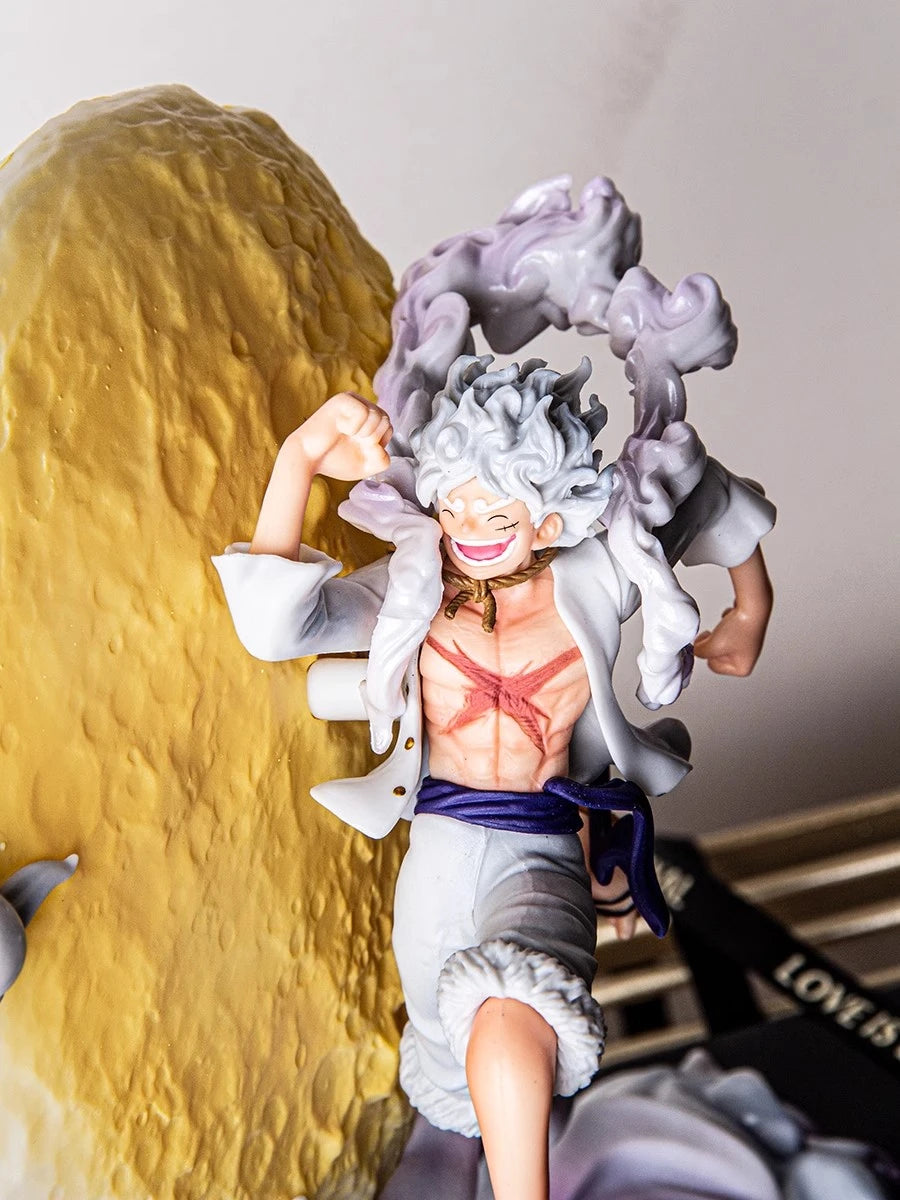 One Piece birthday gift Nika Luffy five level figurine accessories