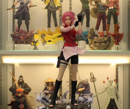 Giant Wave Sakura [Japanese version] Exclusive limited edition Naruto anime peripheral figurine table set Muse