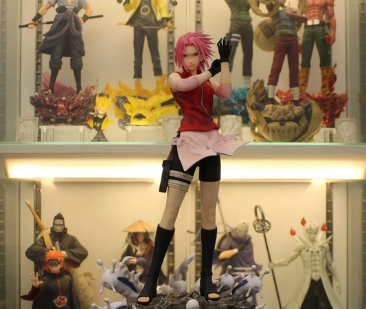 Giant Wave Sakura [Japanese version] Exclusive limited edition Naruto anime peripheral figurine table set Muse