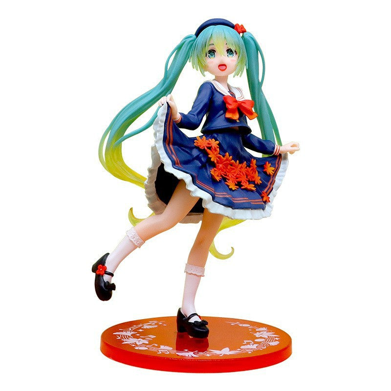 High quality version of Chuyin handmade PVC sakura Chuyin figurine future anime beautiful girl gk peripheral chassis accessories