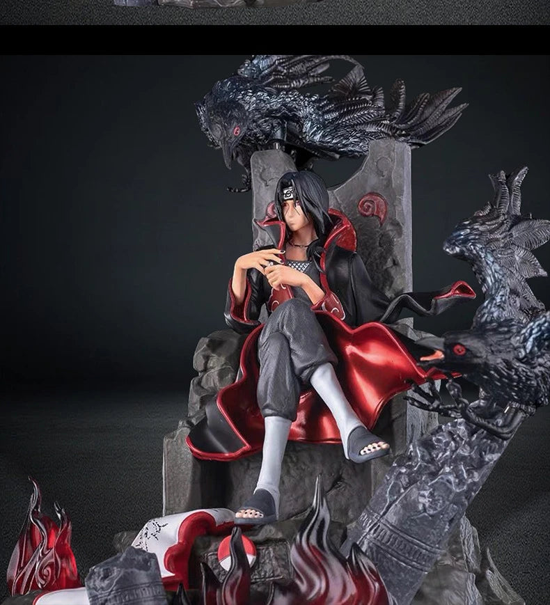 Naruto GK Throne Itachi Handmade Uchiha Itachi Statue Counter Ornament Birthday Gift muse【Collection style】