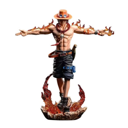 One Piece Fire Fist Ace  Handheld Model Statue