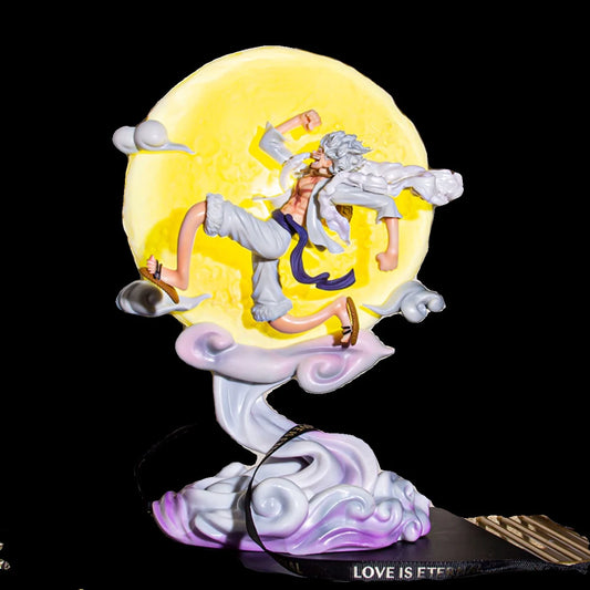 One Piece birthday gift Nika Luffy five level figurine accessories