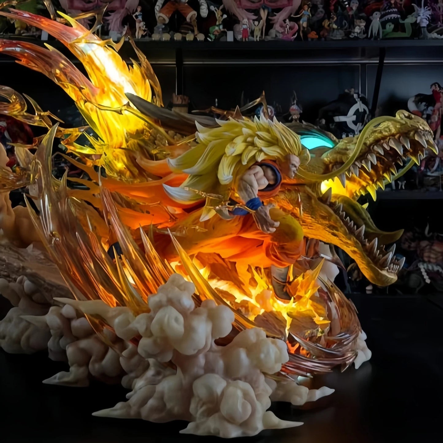 Dragon Fist SSJ3 EX [Limited Edition] 45cm Light-up GK Statue