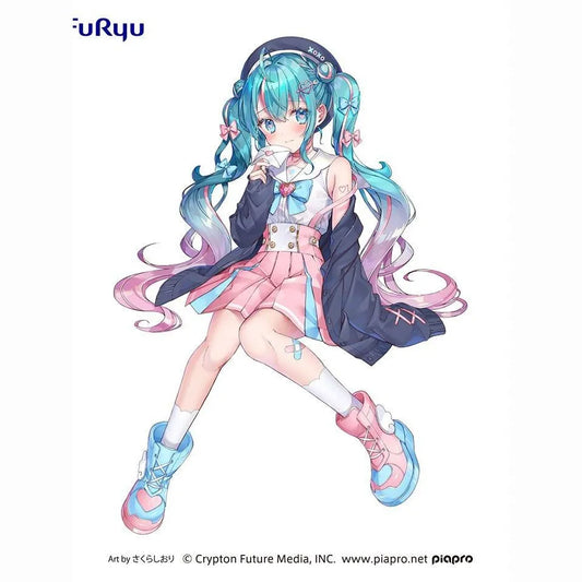 FURyU VOCALOID Hatsune Miku Future Hot Noodles Hand made Peripheral Model Chassis Car mounted Ornament Gift Male