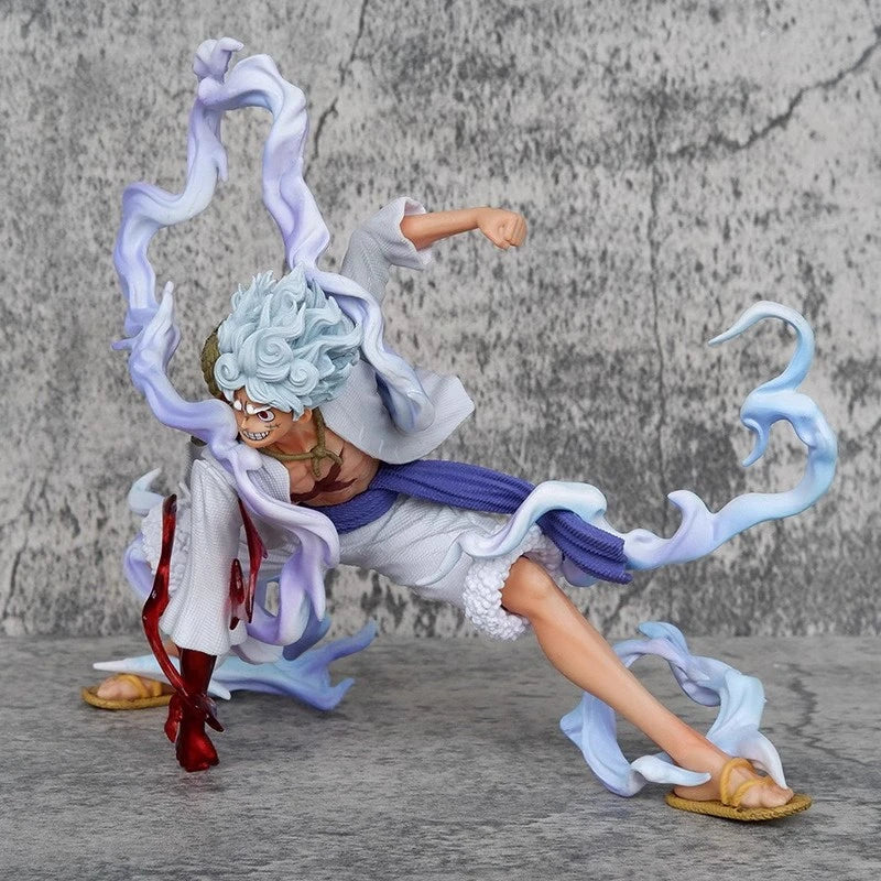 Japanese version One Piece, Sun God, Nica, 5th level, Luffy, Squatting, 2nd level, Fruit Awakening, Anime, Handmade, Muse