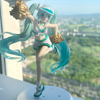 Hatsune Miku hand-operated uniform cheerleading team anime model decorations of Shouyin animation